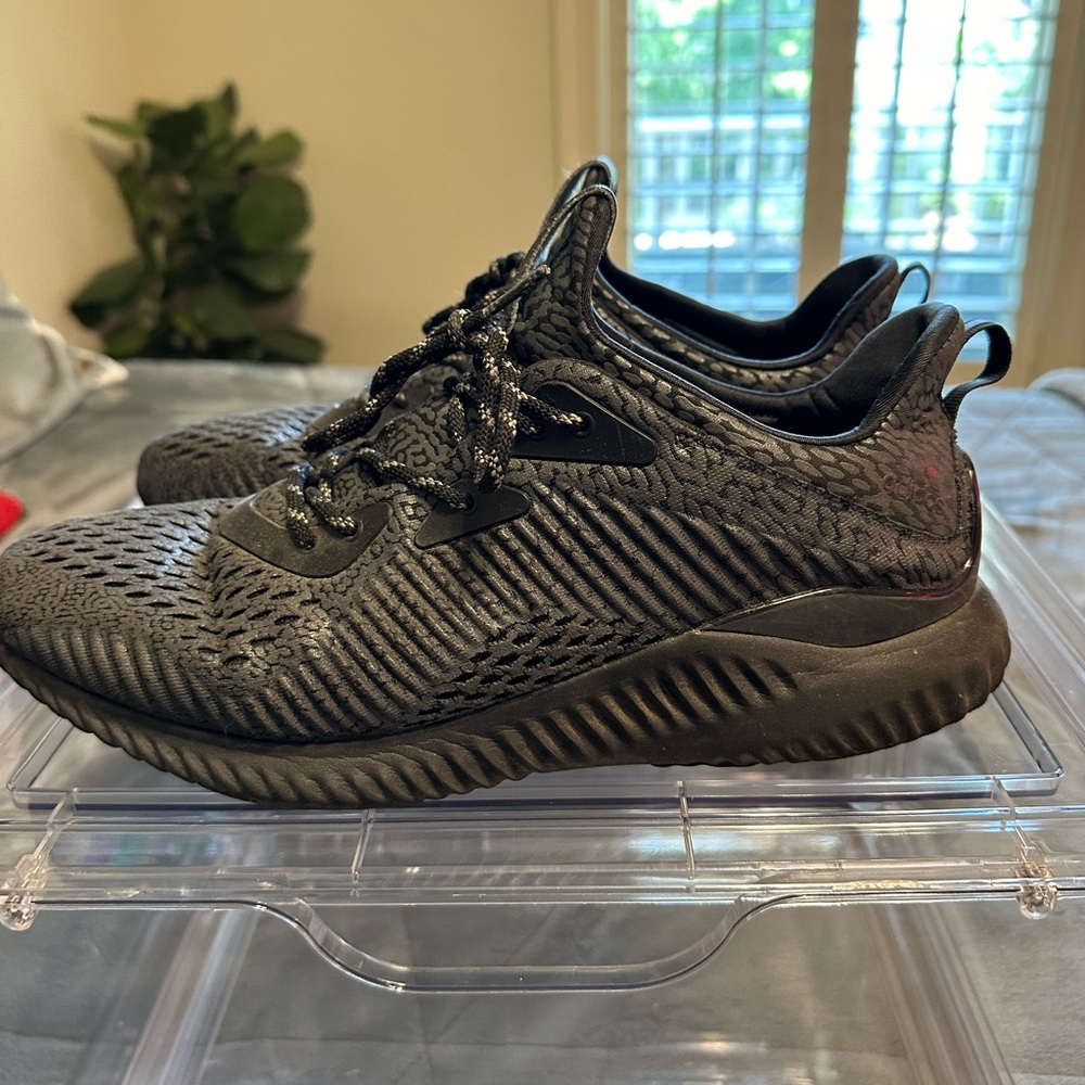 Triple Black Adidas Alpha Bounce